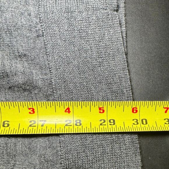 AllSaints Novara Jumper Dress Sweater Wool Pullover Cutout Charcoal Gray Size XS - Picture 11 of 12